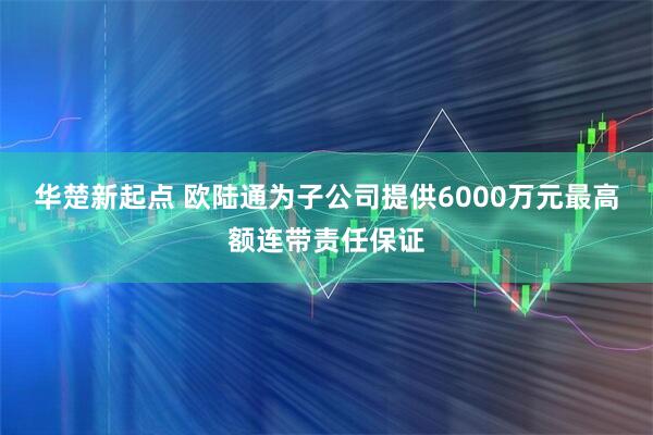 华楚新起点 欧陆通为子公司提供6000万元最高额连带责任保证
