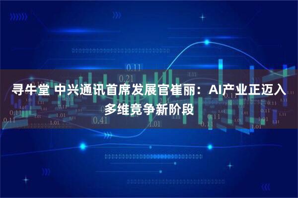 寻牛堂 中兴通讯首席发展官崔丽：AI产业正迈入多维竞争新阶段
