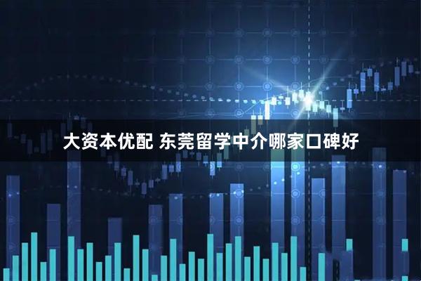 大资本优配 东莞留学中介哪家口碑好